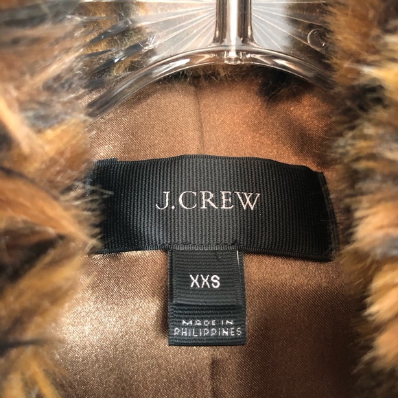 J.Crew Faux Fur Vest - Picture 3 of 4